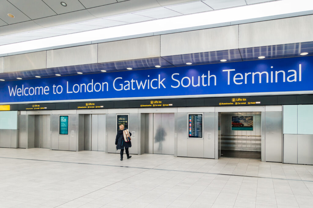  South  Terminal of Gatwick Airport 