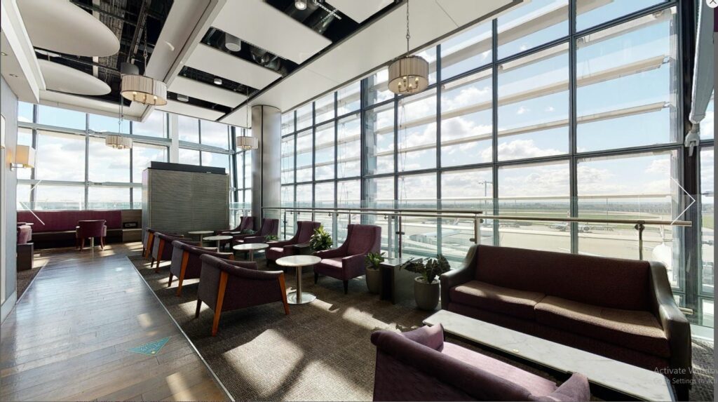 Lounge of Heathrow Airport 
