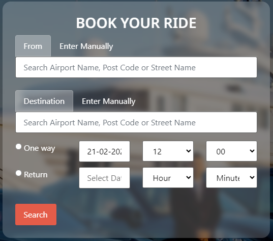 Booking Services of London Car Transfer