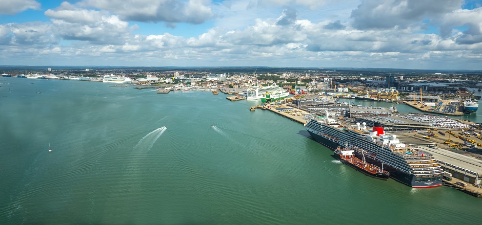 Global position of Southampton Cruise Port